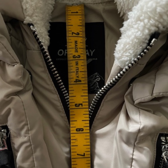 Women's Orolay Cream Down Filled Hooded Puffer Coat / Jacket - Small - Picture 12 of 16